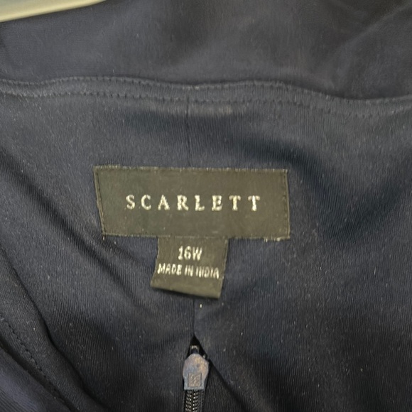 Elegant Navy Blue Dress - Picture 3 of 3